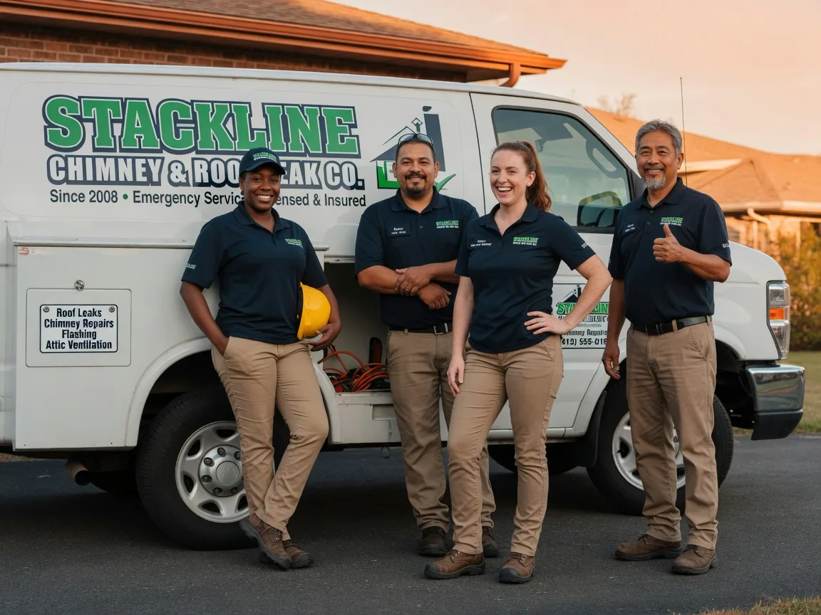 Chimney flashing repair company in Akron, IA